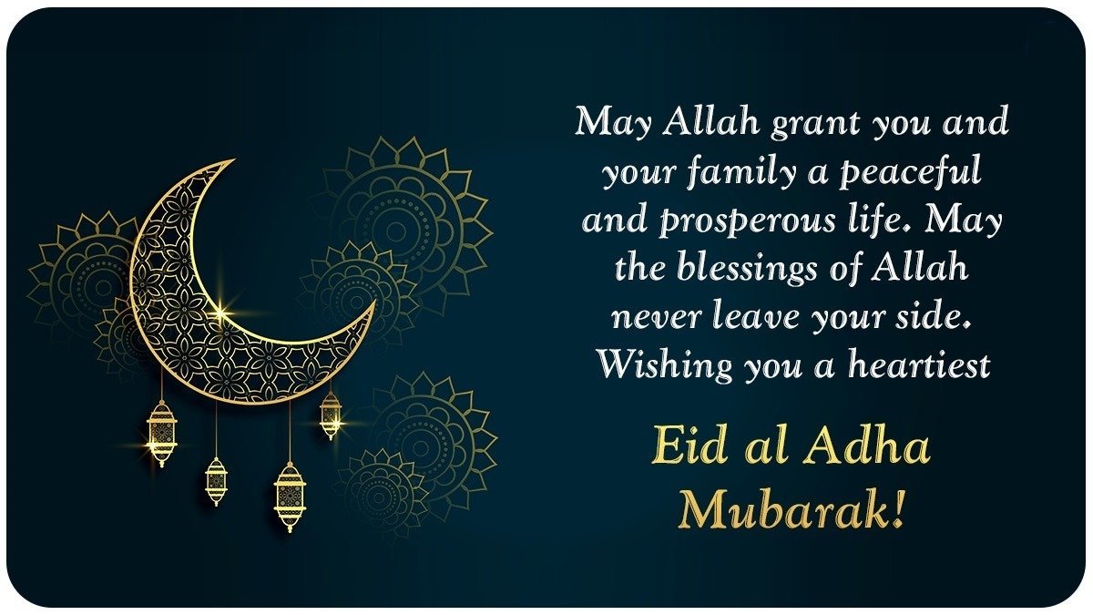 Eid Al Adha Message from Arif Patel Reflects Values of Harmony